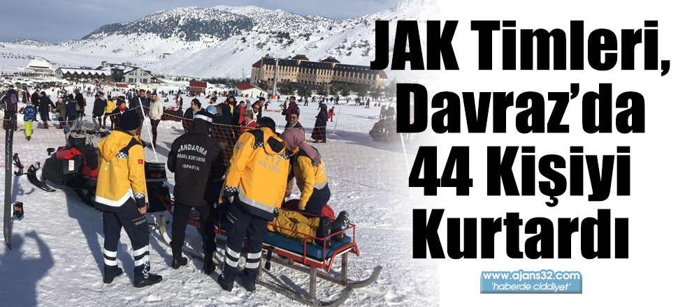 JAK Timleri, Davraz’da 44 Kişiyi Kurtardı