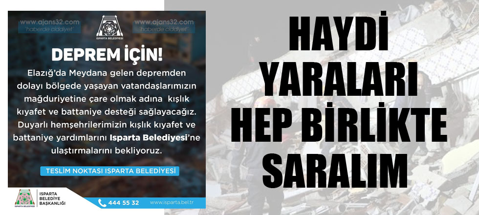 Haydi; Yaraları Hep Birlikte Saralım