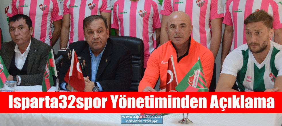 Isparta32spor Yönetiminden Açıklama