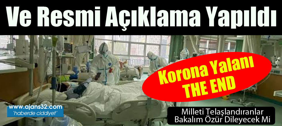 Korona Yalanlarıyla İlgili Resmi Açıklama!