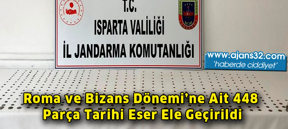 Roma ve Bizans Dönemi’ne Ait 448 Parça Tarihi Eser Ele Geçirildi