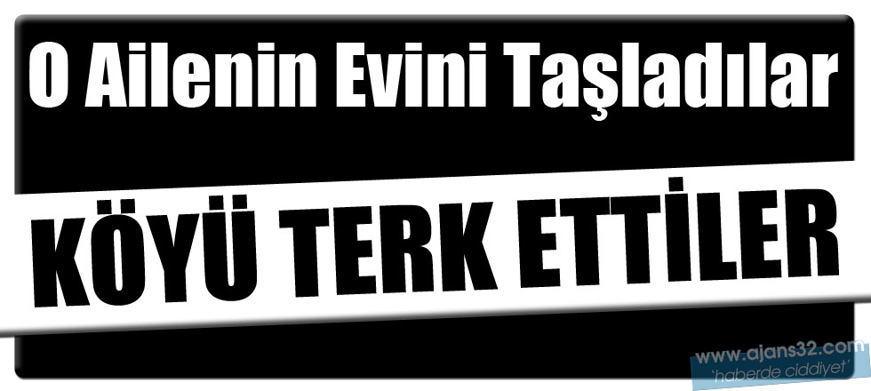 O Ailenin Evini Taşladılar...