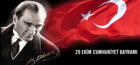 29 Ekim Cumhuriyet Bayramı Kutlu Olsun