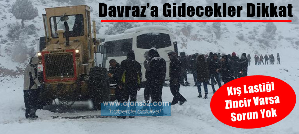 Davraz'a Gidecekler Dikkat!