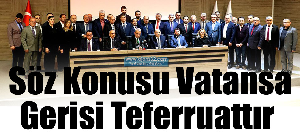 Söz Konusu Vatansa Gerisi Teferruattır