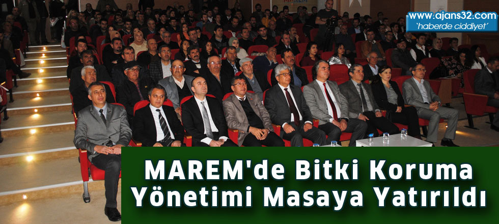 MAREM'de bitki koruma  yönetimi masaya yatırıldı