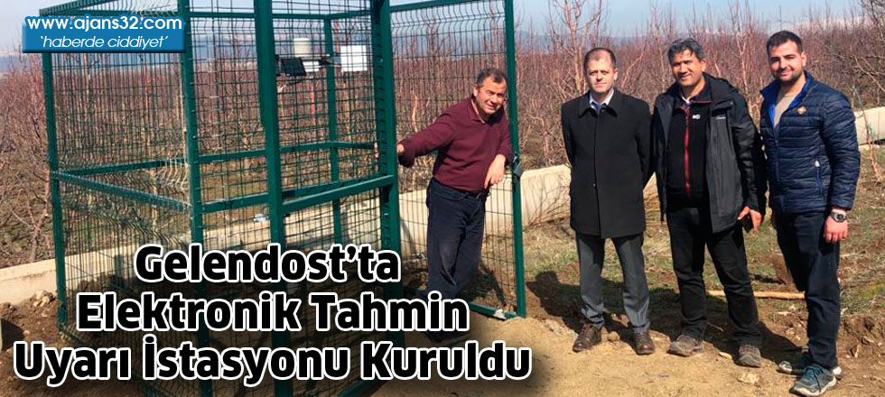 Gelendost’ta Elektronik Tahmin  Uyarı İstasyonu Kuruldu