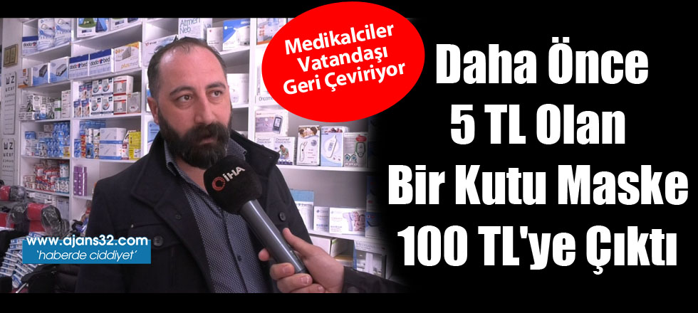 Daha Önce 5 TL Olan Bir Kutu Maske 100 TL'ye Çıktı