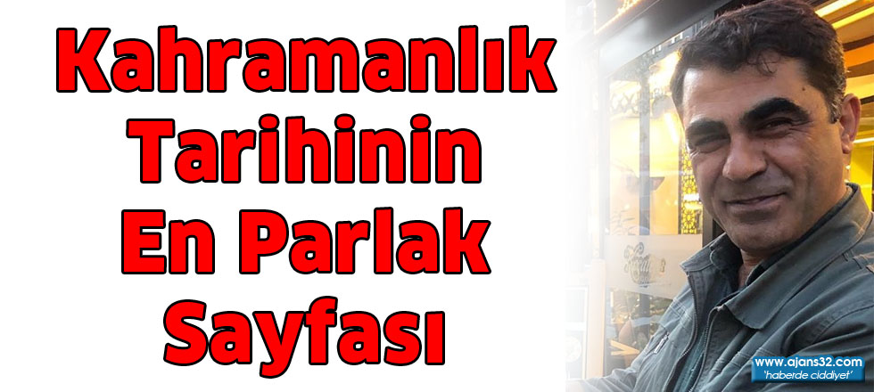 Kahramanlık tarihinin  en parlak sayfası