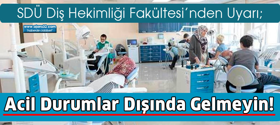 Acil durumlar dışında gelmeyin!