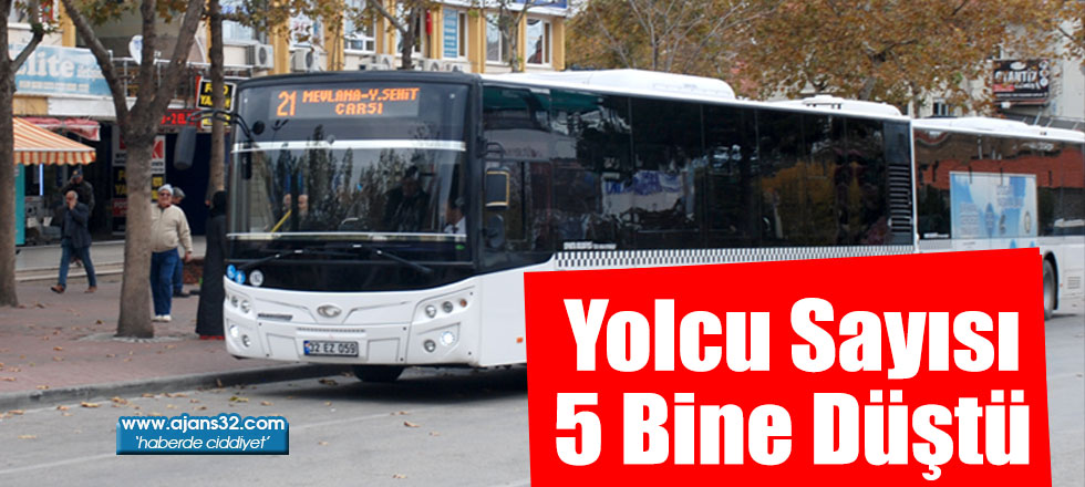 Halk Otobüslerinde Yolcu Sayısı 5 Bine Düştü