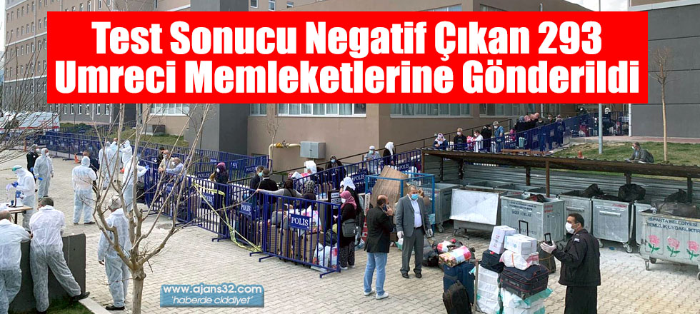 Test Sonucu Negatif Çıkan 293 Umreci Memleketlerine Gönderildi