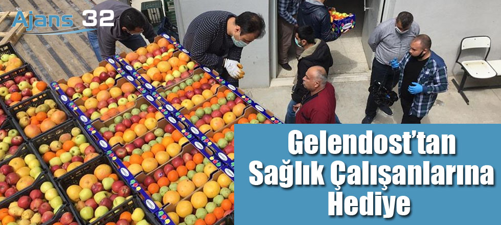 Gelendost'tan Sağlık Çalışanlarına Hediye