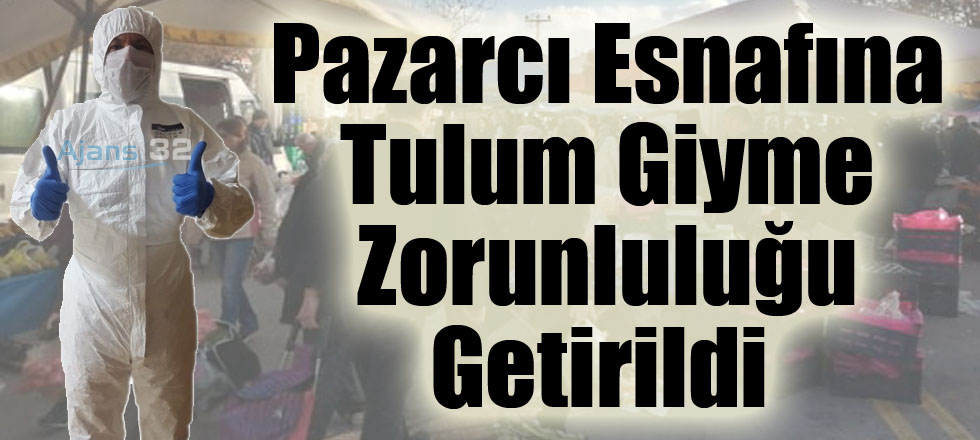 Pazarcı Esnafına Tulum Giyme Zorumluluğu