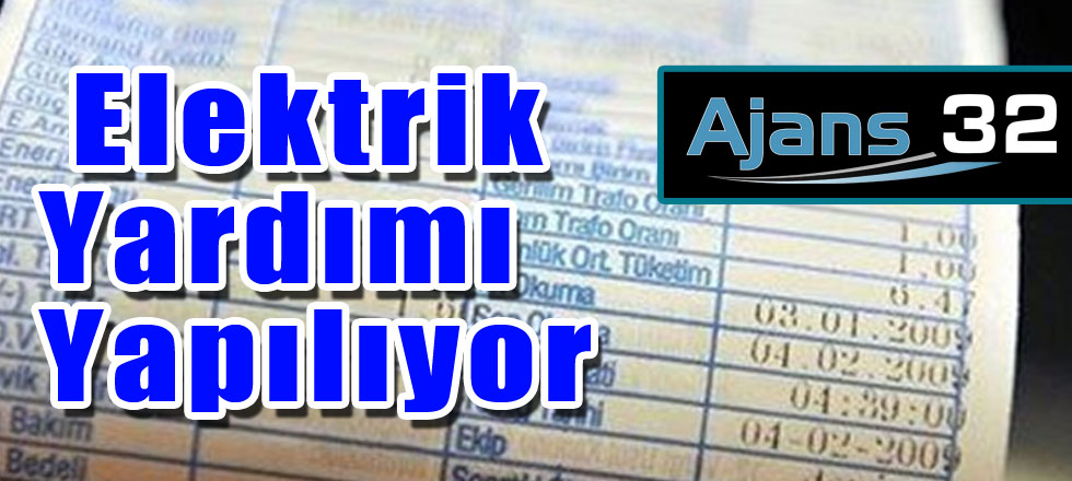 Elektirik Yardımı Yapılıyor