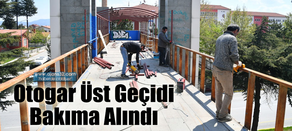 Otogar Üst Geçidi Bakıma Alındı