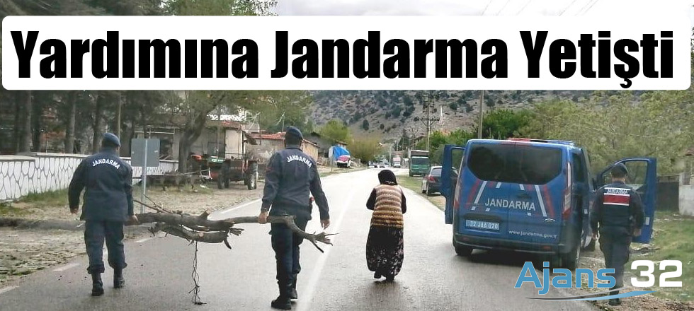 Yardımına Jandarma Yetişti