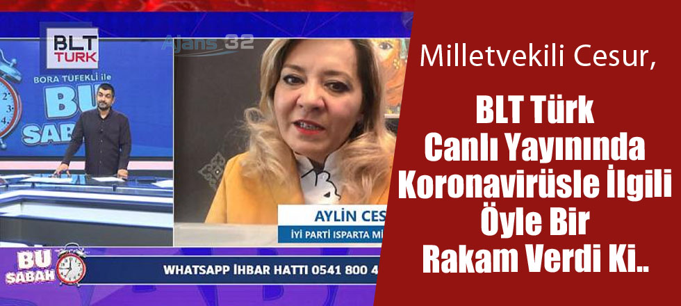 Canlı Yayında Koronavirüsle İlgili Öyle Bir Rakam Verdi Ki...