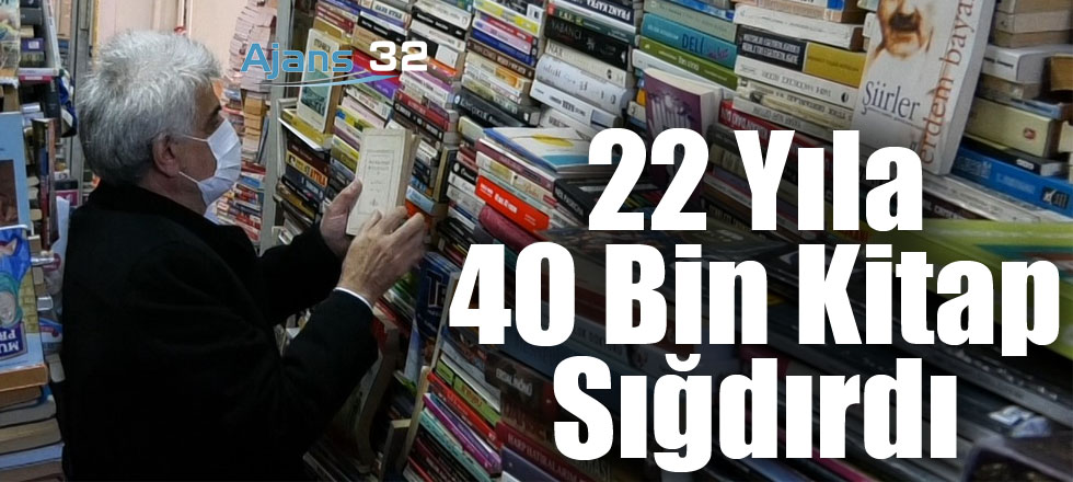 22 Yıla 40 Bin Kitap Sığdırdı