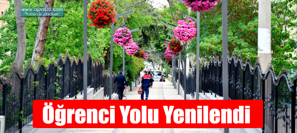 Öğrenci Yolu Yenilendi