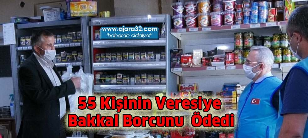 55 Kişinin Veresiye Bakkal Borcunu Ödedi