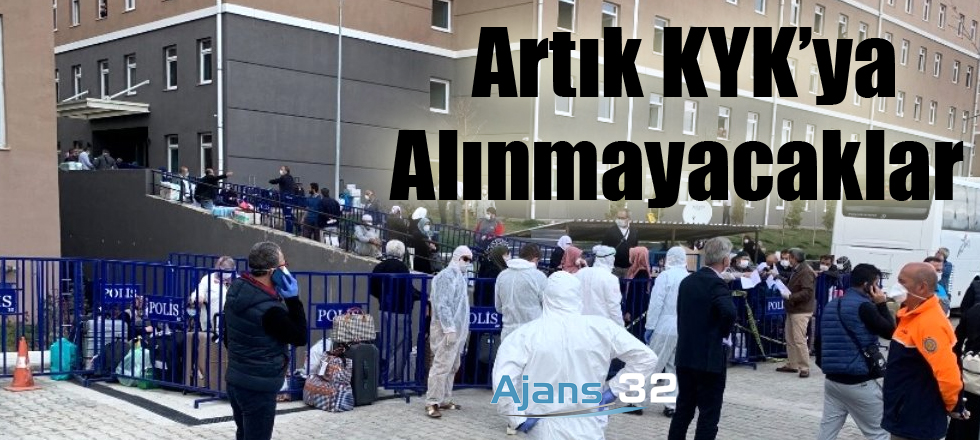 Artık KYK'ya Alınmayacaklar