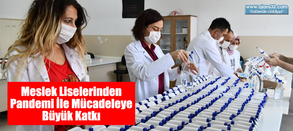 Meslek Liselerinden Pandemi İle Mücadeleye Büyük Katkı