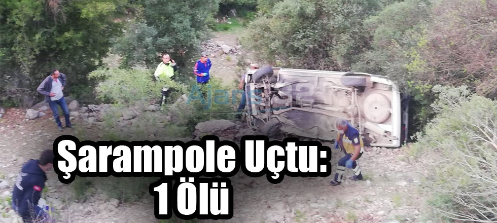 Otomobil Şarampole Uçtu: 1 Ölü