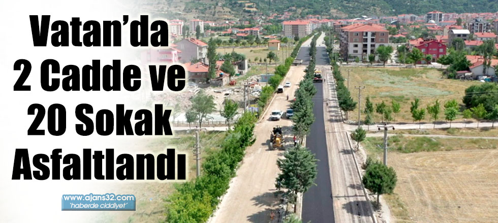 Vatan’da 2 Cadde ve 20 Sokak Asfaltlandı