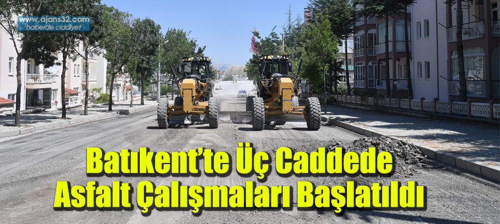 Batıkent’te Üç Caddede Asfalt Çalışmaları Başlatıldı