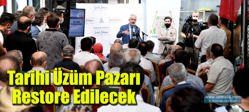 Tarihi Üzüm Pazarı Restore Edilecek