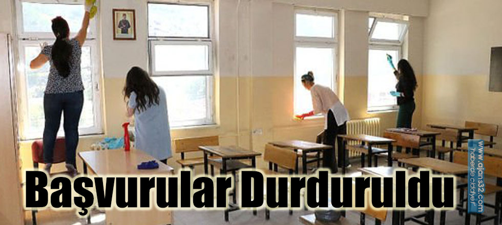 Başvurular Durduruldu