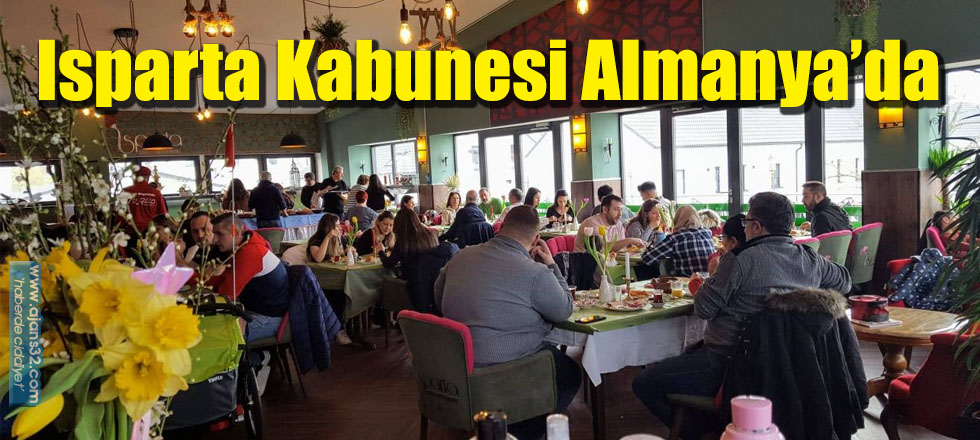 Isparta Kabunesi Almanya’da