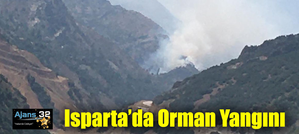 Isparta’da Orman Yangını