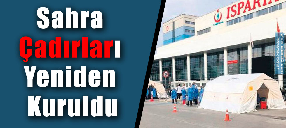 Sahra Çadırları Yeniden Kuruldu