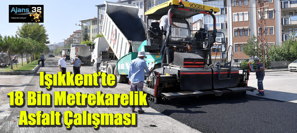 Işıkkent’te 18 Bin Metrekarelik Asfalt Çalışması