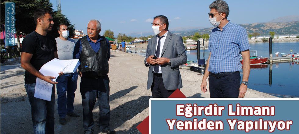 Eğirdir Limanı Yeniden Yapılıyor