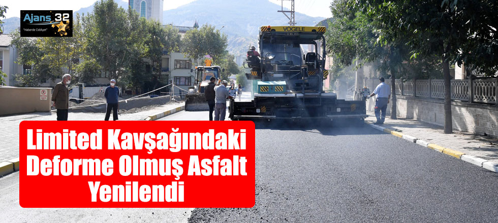 Limited Kavşağındaki Deforme Olmuş Asfalt Yenilendi