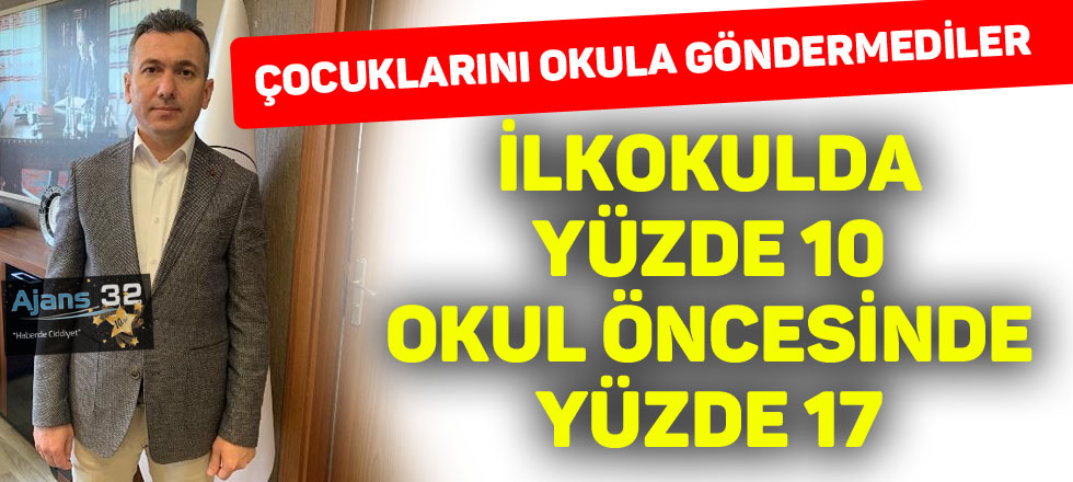 Çocuklarını Okula Göndermediler