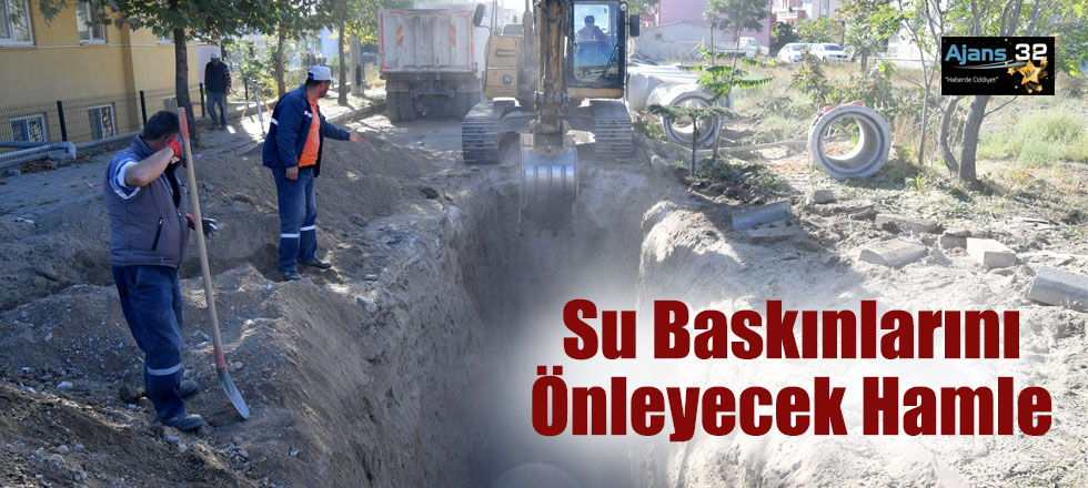 Belediyeden Su Baskınlarını Önleyecek Hamle