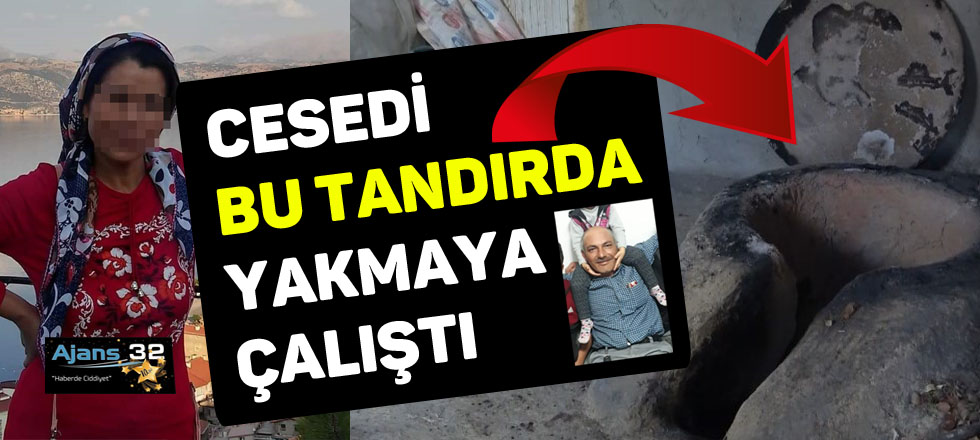 Cesedi Bu Tandırda Yakmaya Çalışmış