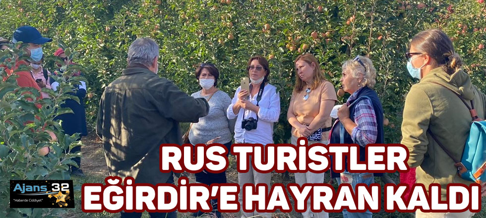 Rus Turistler Eğirdir'e Hayran Kaldı