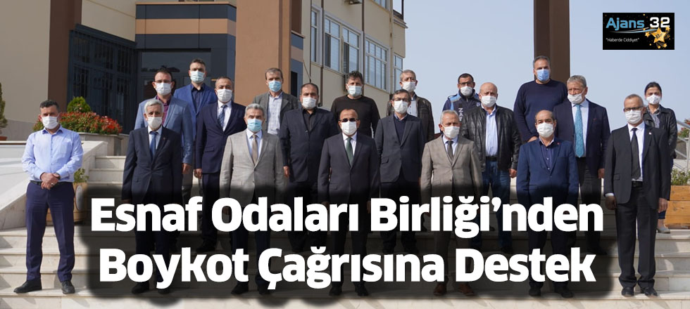 Esnaf Odaları Birliği’nden Boykot Çağrısına Destek