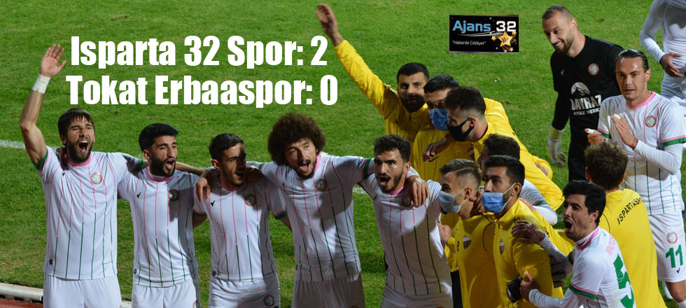 Isparta 32 Spor: 2 - Tokat Erbaaspor: 0
