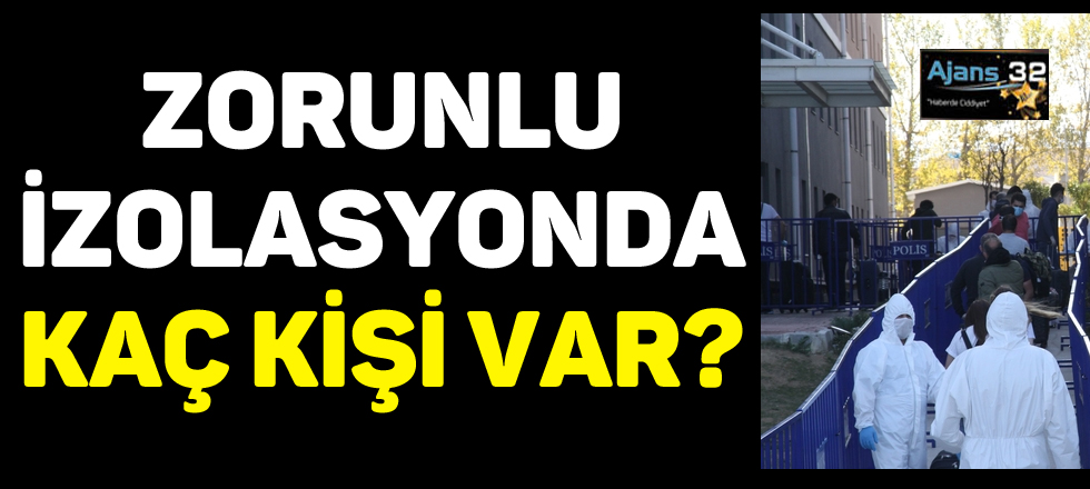 Isparta'da Zorunlu İzolasyonda Kaç Kişi Var?