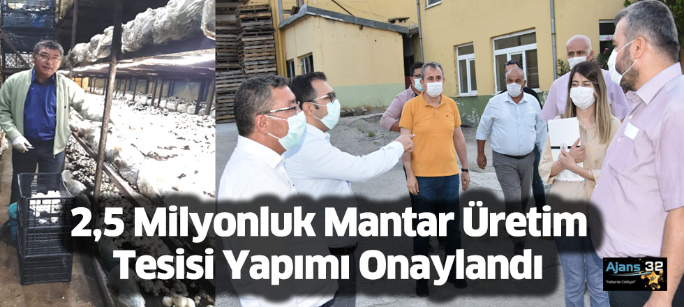 2,5 Milyonluk Mantar Üretim Tesisi Yapımı Onaylandı