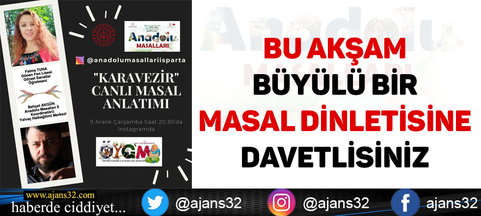 Bu Akşam Büyülü Bir Masal Dinletisine Davetlisiniz