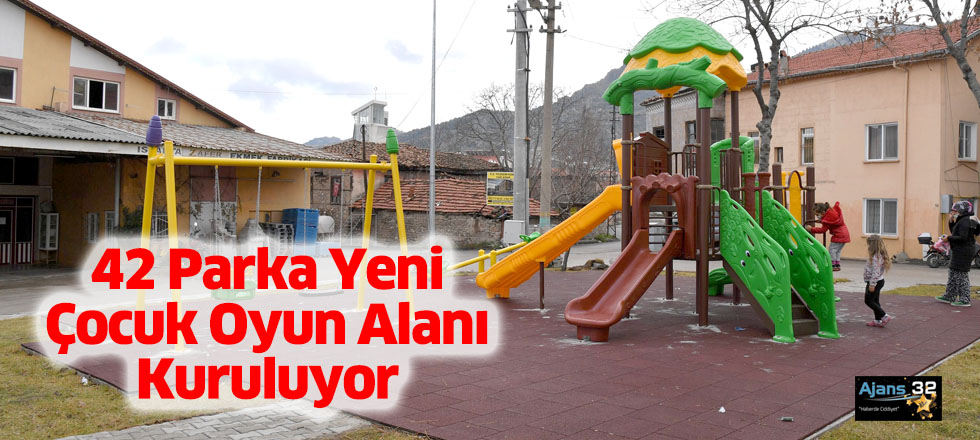 42 Parka Yeni Çocuk Oyun Alanı Kuruluyor