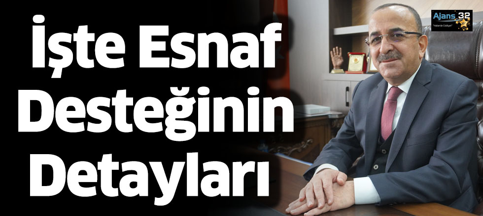 İşte Esnaf Desteğinin Detayları