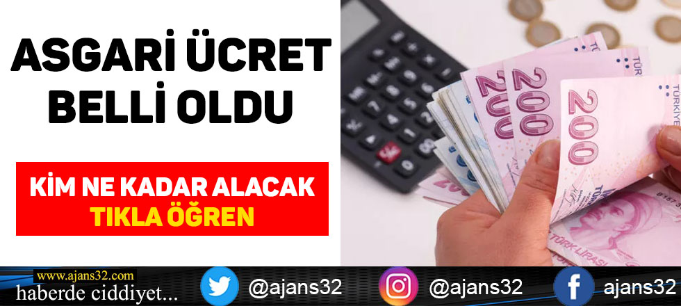 Asgari Ücret Belli Oldu!